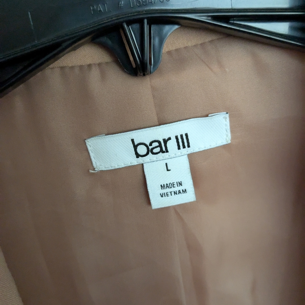BAR III Faux Double-Breasted Boyfriend Jacket/Blazer, Sz L, NWOT!!! - Picture 3 of 5